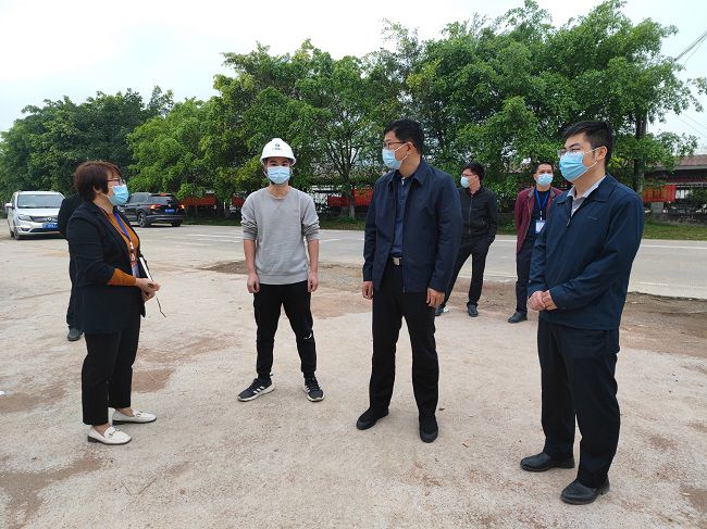 秦义敏（右二）在项目视察领导工作。梁凯 摄(建图）.jpg